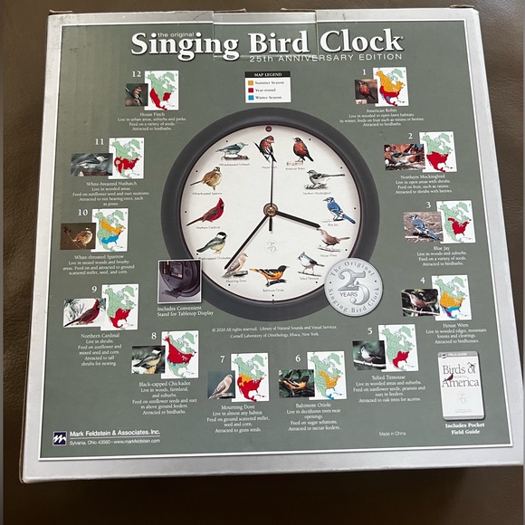 Singing Bird 🦜Clock - 25th Anniversary Edition✨ - Picture 16 of 17